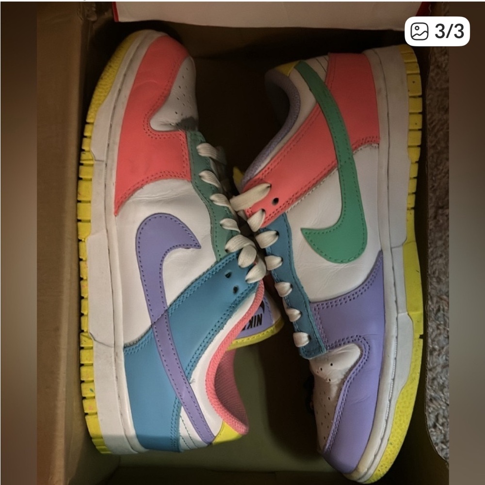 Nike Multicolor Sneakers with Pastel Accents